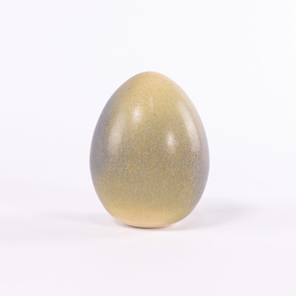 Gert Ingvar Andersson, ägg, stengods, harpälsglasyr, höjd 12,5 cm