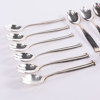 Kaffeskedar, 12 st, "Birgitta", silver, vikt 175 gram
