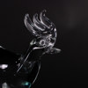 Skulptur, fågel, FM Konstglas, höjd 33 cm