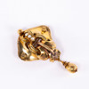 Brosch, 18k guld, 1871, 42x70 mm