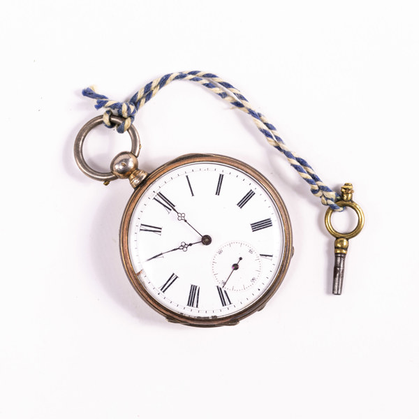 Fickur, 48 mm, silver, tidigt 1900-tal