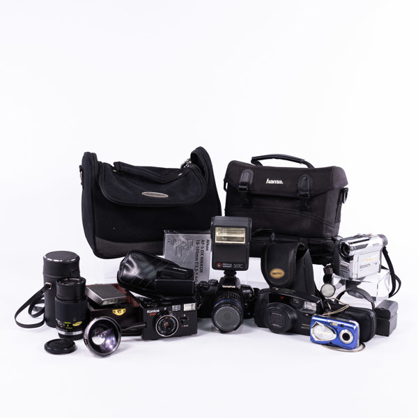 Kameraparti, Olympus, Pentax, m.m.