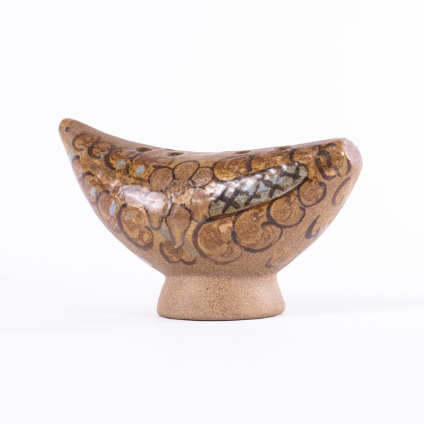 Figurin, stengods, Rutebo, höjd 14 cm