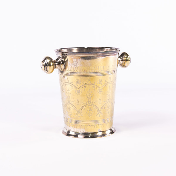 Vinkyl, nysilver, höjd 20 cm