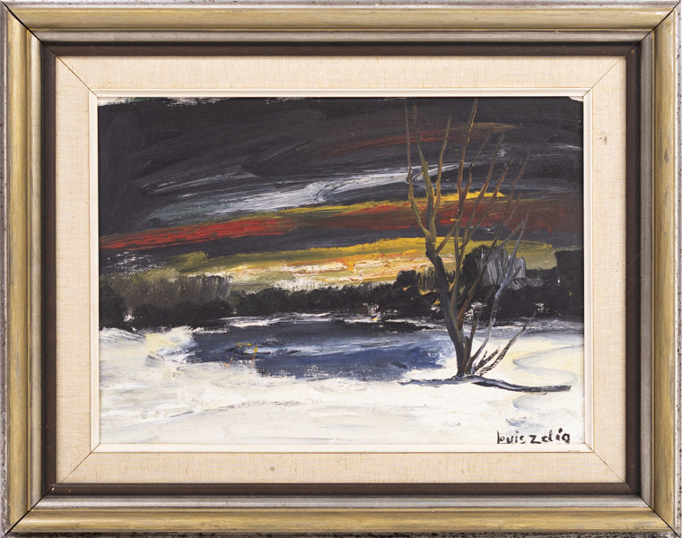 Louis Zelig, olja på duk, signerad, 58 x 46 cm