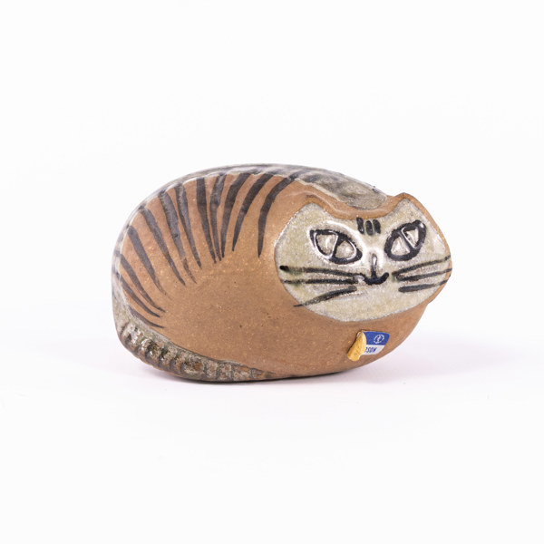 Lisa Larson, figurin, katt, Gustavsberg, längd 9,5 cm
