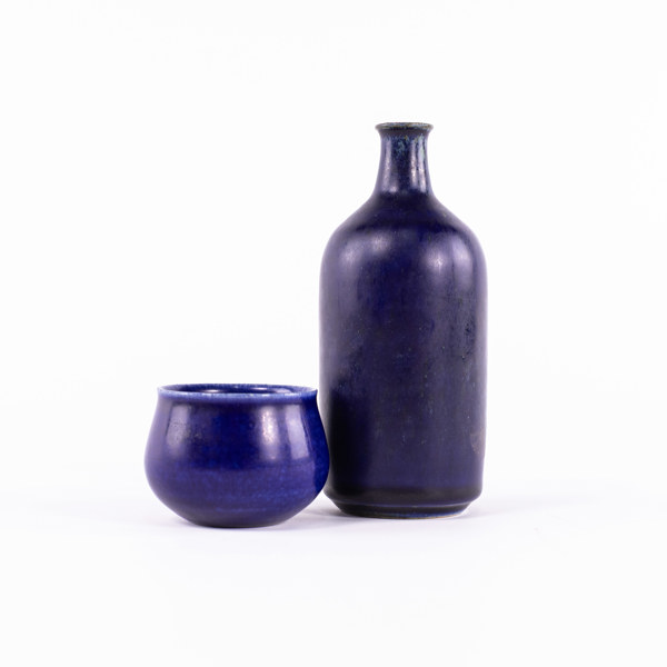 John Andersson, vas och skål, Höganäs, högsta 13,5 cm