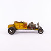 Modellbil, plåt, hot rod, längd 40 cm
