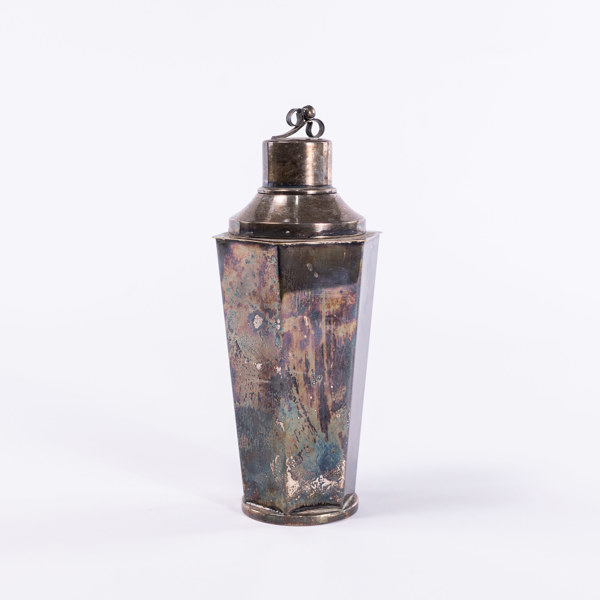 Shaker, nysilver, 1900-tal, höjd 23 cm