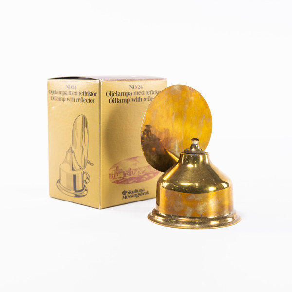 Oljelampa, mässing, "No. 24", Skultuna