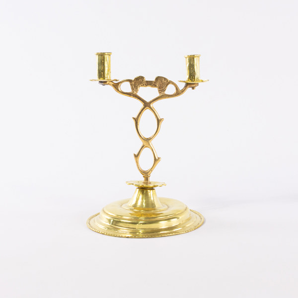 Kandelaber, "Blekingestake", 1700-tal, höjd 24 cm