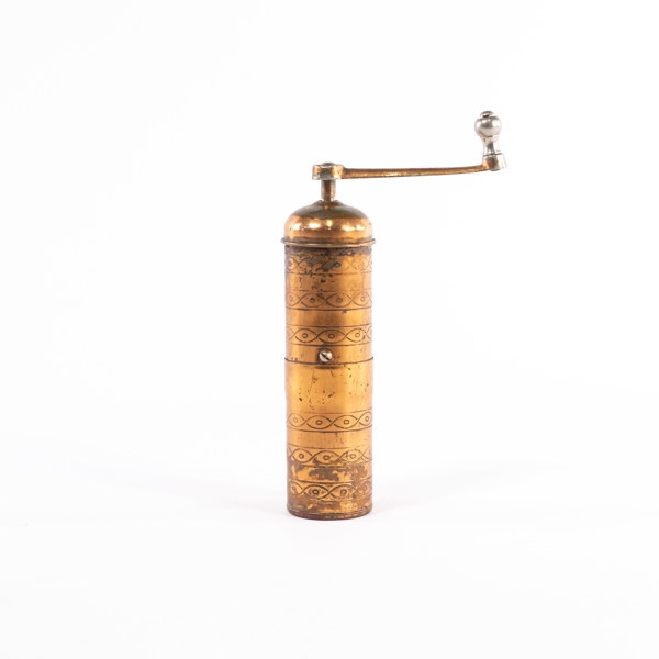 Kryddkvarn, Zassenhaus, kopparfärgad, höjd 22 cm