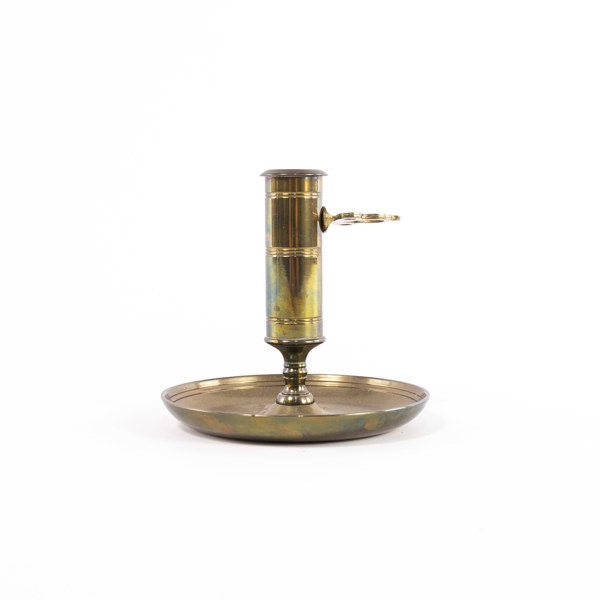 Nattljusstake, mässing, "No. 68", Skultuna, höjd 11,5 cm