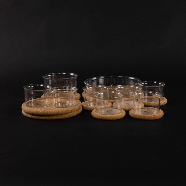 Signe Persson-Melin, skålar, 9 delar, Boda Nova