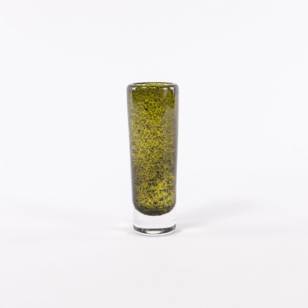 Bengt Orup, vas, signerad, Hyllinge Glasbruk, höjd 20 cm