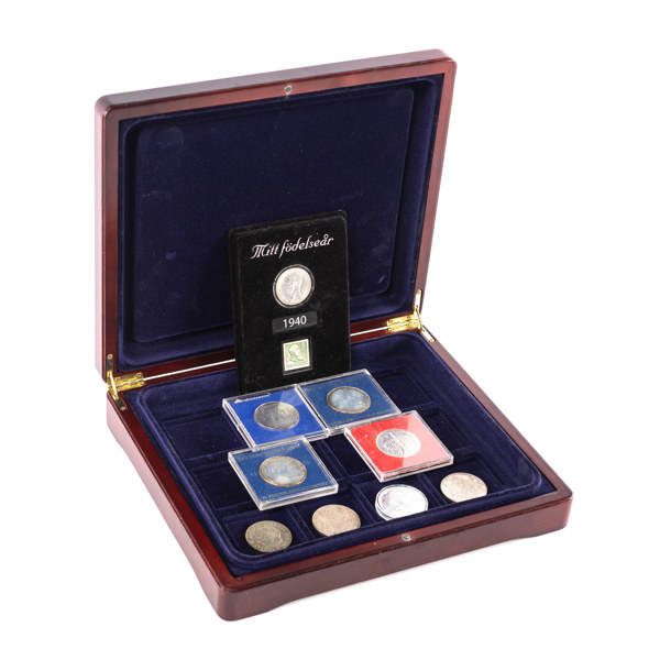 Silvermynt, Sverige, 9 st