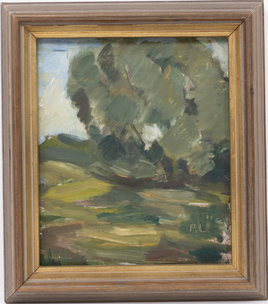 Per Lindekrantz, olja på pannå, monogramsignerad, 30 x 35 cm