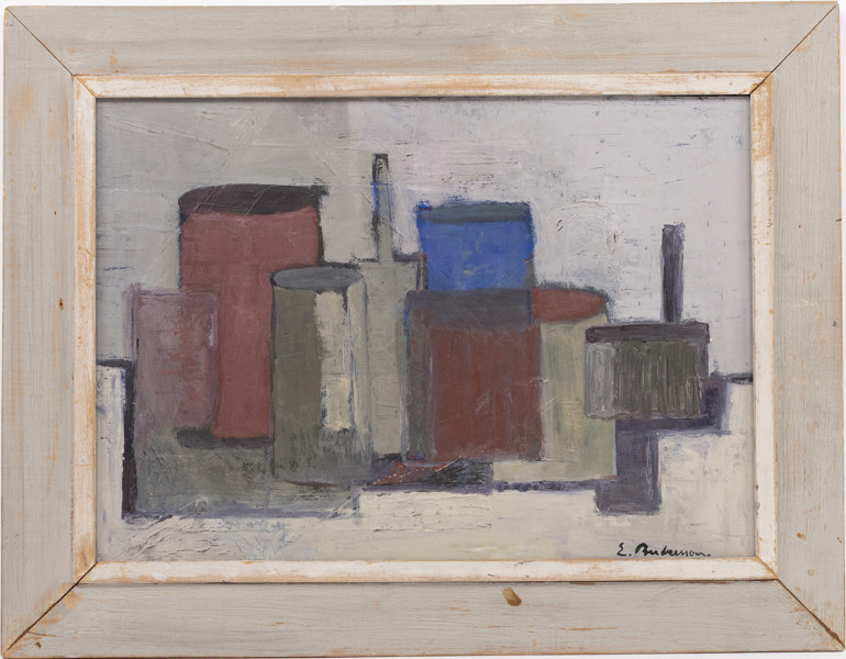 Ewert Andersson, olja på pannå, signerad, 66 x 51 cm