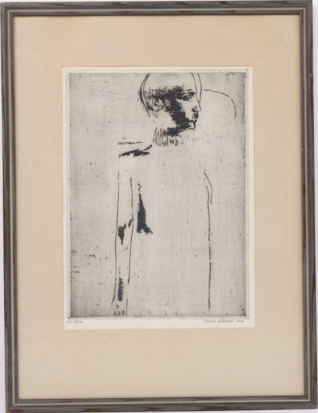 Birgitta Liljebladh, etsning, signerad, numrerad 183/310, 38 x 50 cm