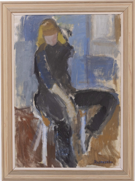 Lennart Rosensohn, olja på duk, signerad, 60x80 cm