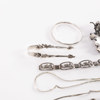 Diverse silver, halsband, armring, broscher, m.m., 104,4 gram