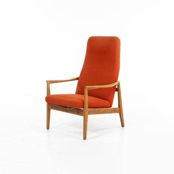 Reglerbar fåtölj, teak, Engen Design, Örkelljunga