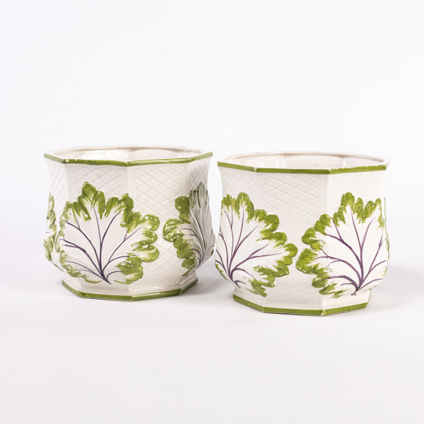 Ytterfoder, ett par, Italien, höjd 15 cm