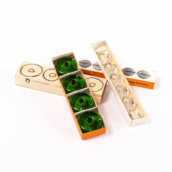 Diverse glas, 10 delar, Pukeberg, i originalförpackning