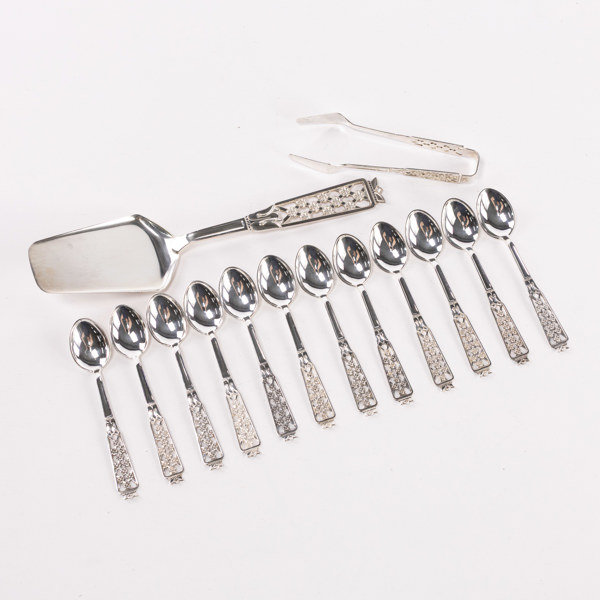 Silverbestick, 14 delar, "Princess", 172,1 gram