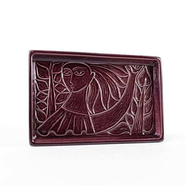 Mari Simmulson, fat, Upsala-Ekeby, 23,5x15 cm