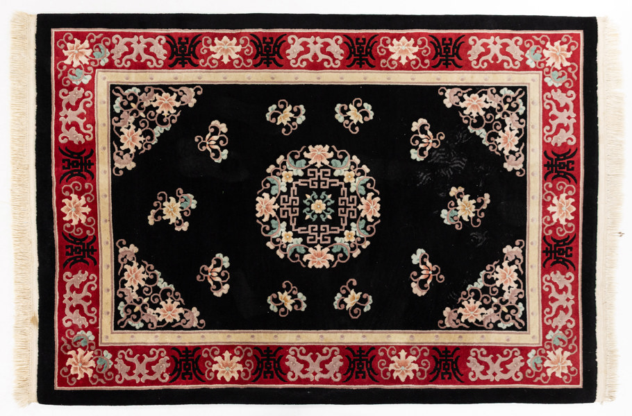 Kinamatta, handknuten, 240x174 cm