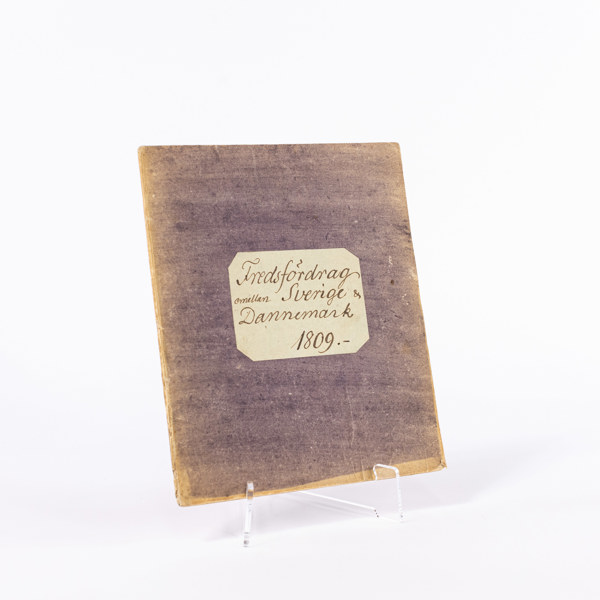Häfte, "Fredsfördrag emellan Sverige & Danmark", 1809