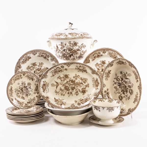 Servis, 29 delar, "Fasan", Gustavsberg