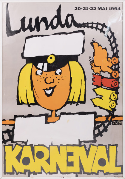 Affisch, "Lundakarneval", 1994, 100x70 cm