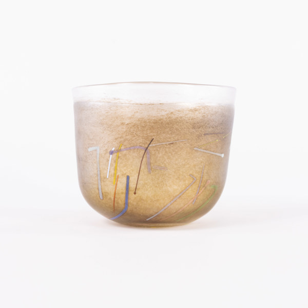 Bertil Vallien, skål, "Tornado", Kosta Boda, höjd 9,5 cm