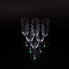 Nils Landberg, champagneglas, 6 st, "Illusion", Orrefors