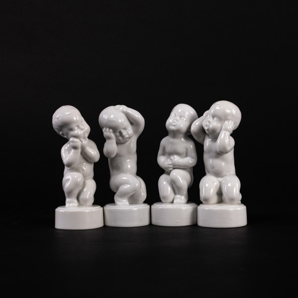 Figuriner, 4 st, "De fire piner", B&G