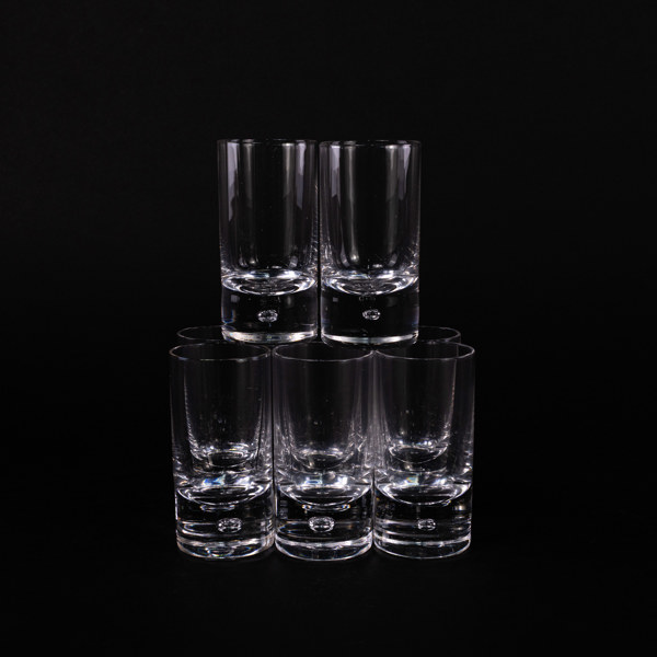 Walter Hickman, selterglas, 8 st, Kosta Boda