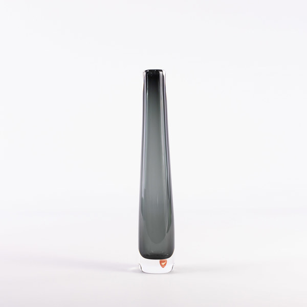Sven Palmqvist, vas, underfång, signerad, Orrefors, höjd 29,5 cm