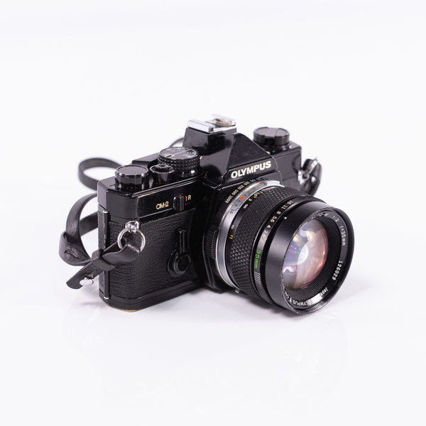 Systemkamera, Olympus, OM-2, 2 objektiv, 70/80-tal, Japan