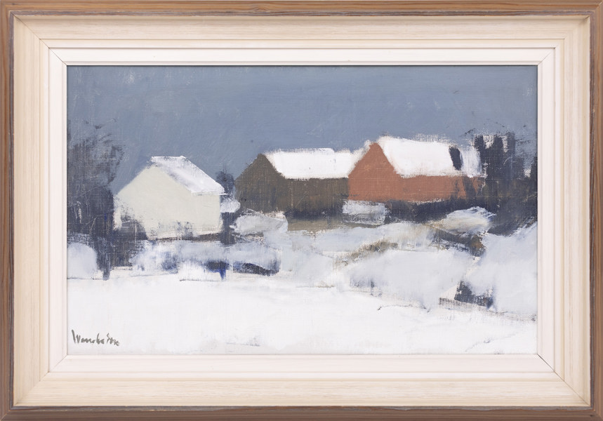 Stig Wernheden, olja på duk, signerad, 65 x 45 cm