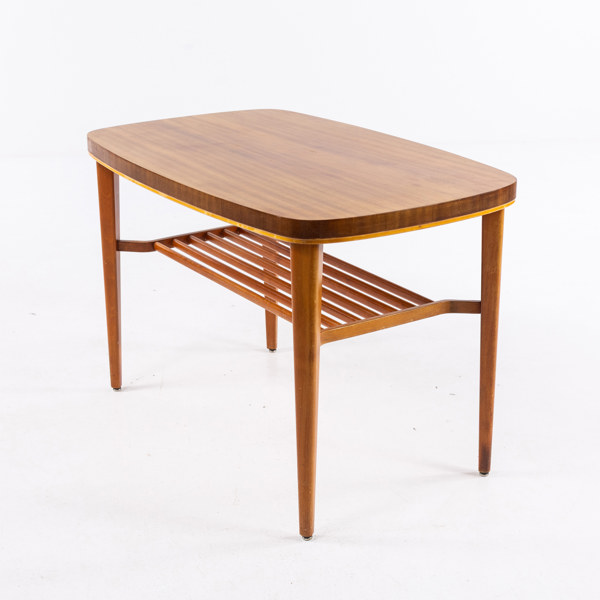 Soffbord, mahogny, 60-tal, längd 90 cm