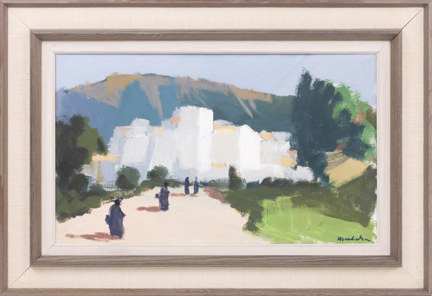 Stig Wernheden, olja på duk, signerad, 72 x 50 cm