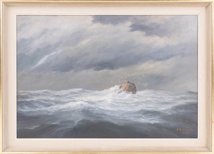 Frans Bernhard Olsson, olja på duk, signerad, 83x60 cm