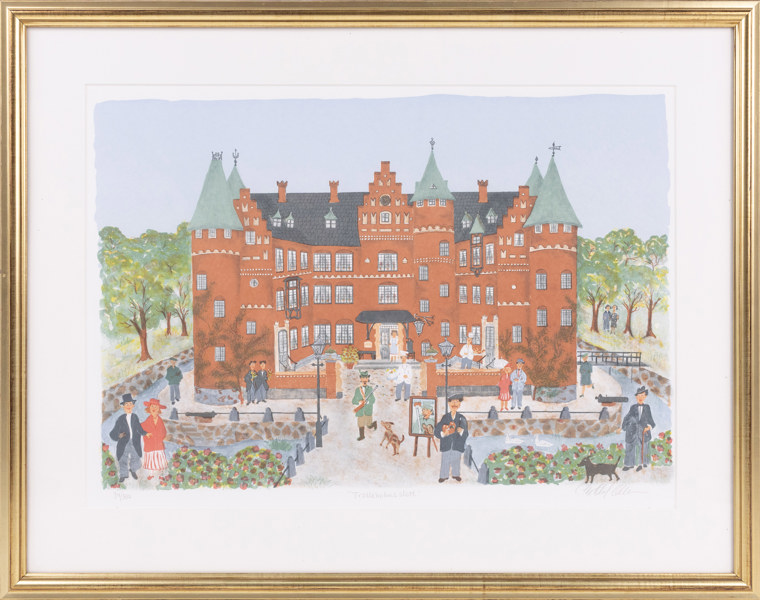 Per-Olof Olsson, litografi, signerad, numrerad 34/350, 76 x 60 cm