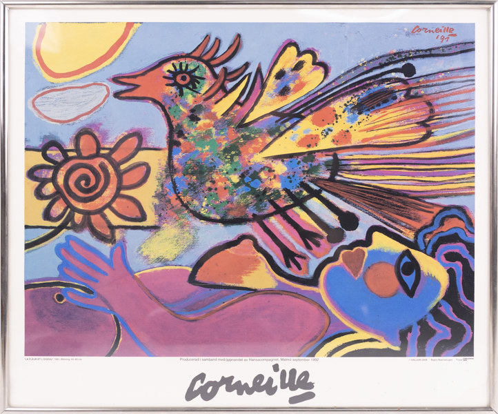 Beverloo Corneille, utställningsaffisch, 60 x 50 cm