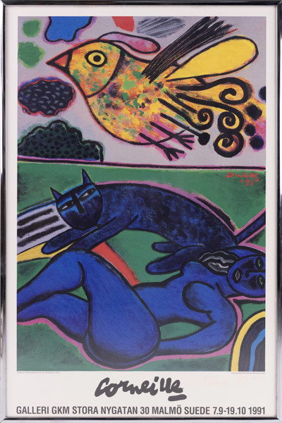 Beverloo Corneille, utställningsaffisch, signerad, 60x90 cm