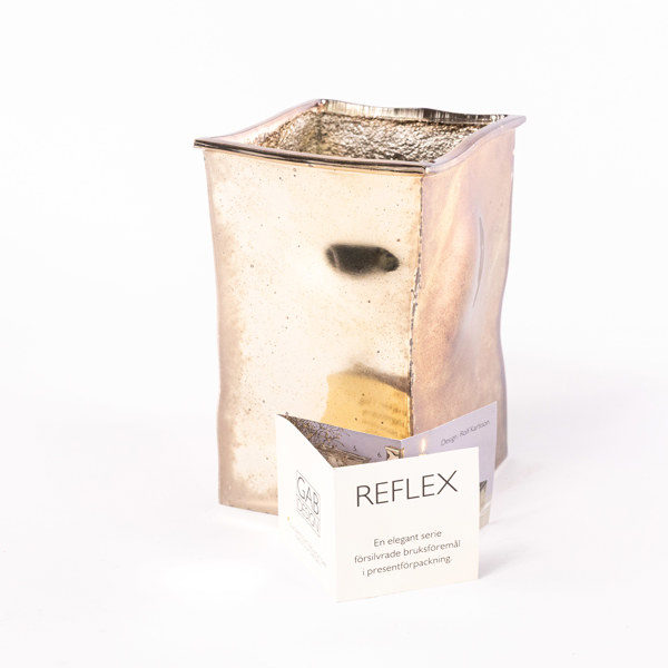 Rolf Karlsson, vas, "Reflex", GAB, höjd 16 cm