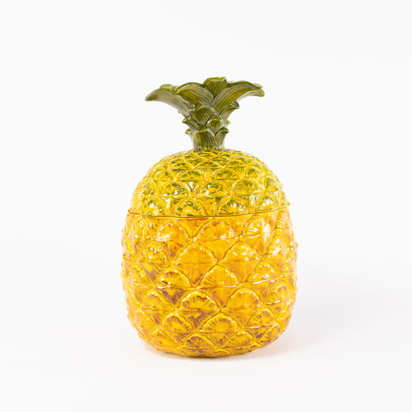 Bålskål, i form av ananas, Italien, höjd 33 cm