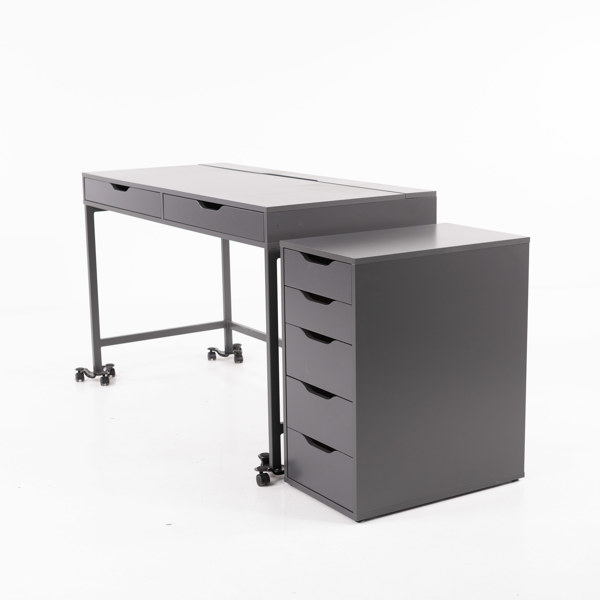 Skrivbord, "Alex", med hurts, Ikea